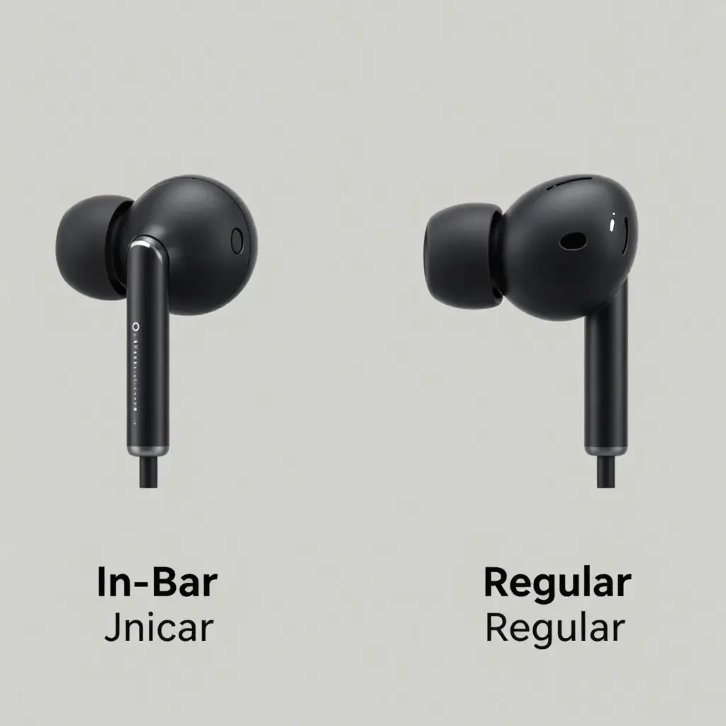 Comparison of in-ear monitor earbuds and regular earbuds