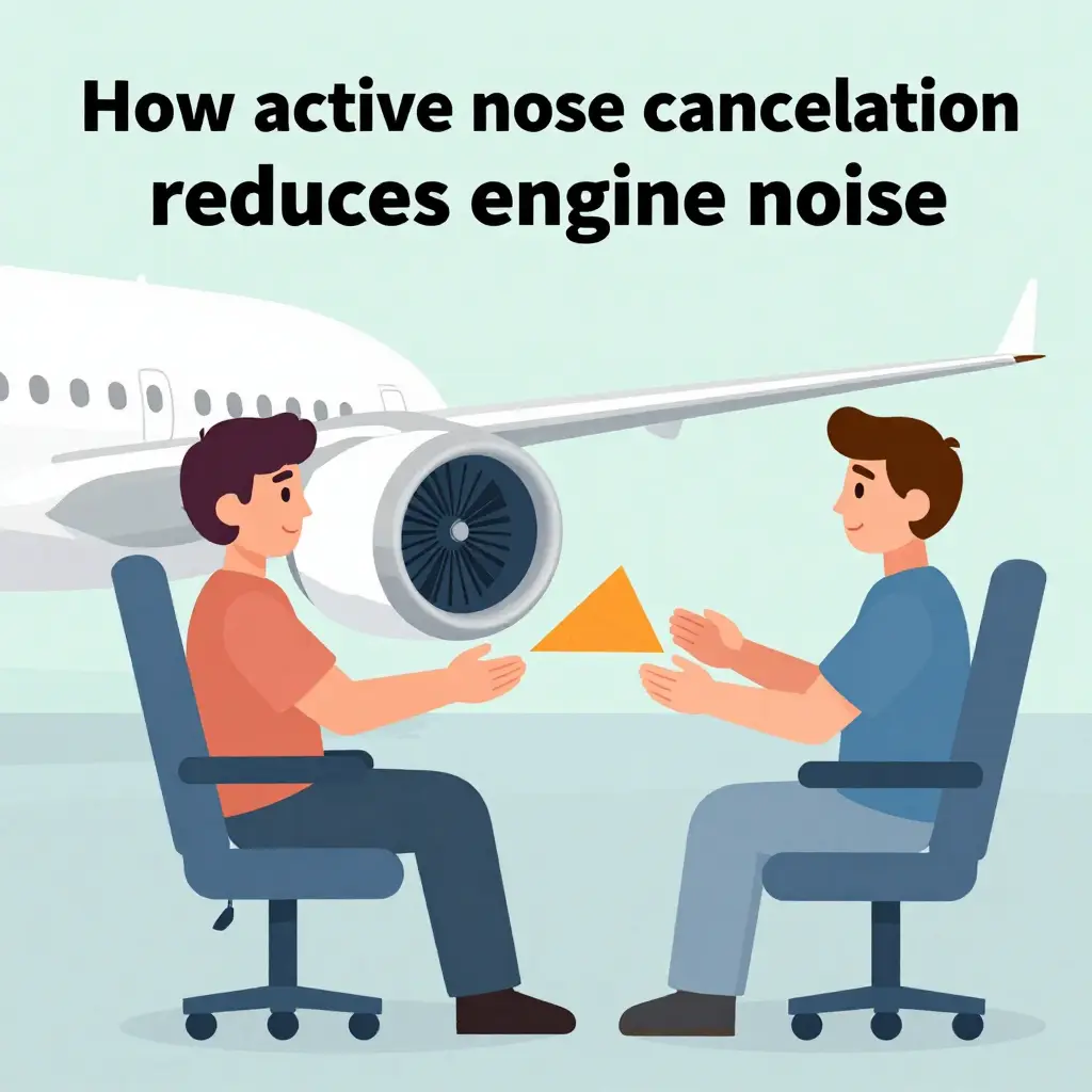 Active noise cancellation in earbuds for airplane noise