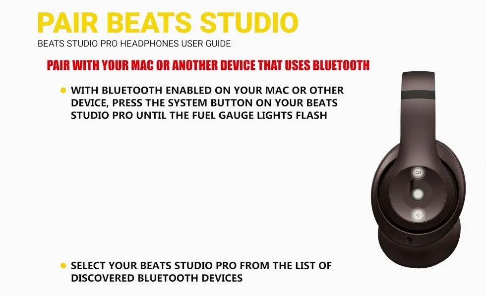 Beats Studio Wireless Headphones How to Connect