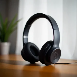 Beats Studio wireless headphones powered on and ready to connect