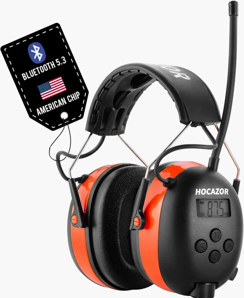 Best AMFM Radio Headphones for Mowing