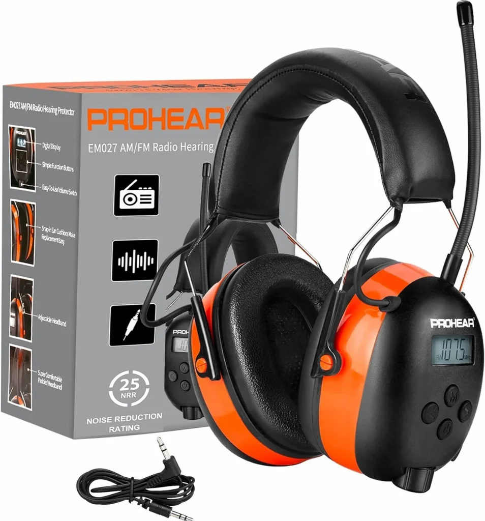 Best AMFM Radio Headphones for Mowing