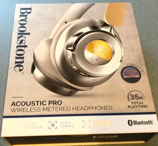 Brookstone Acoustic Pro Wireless Headphones