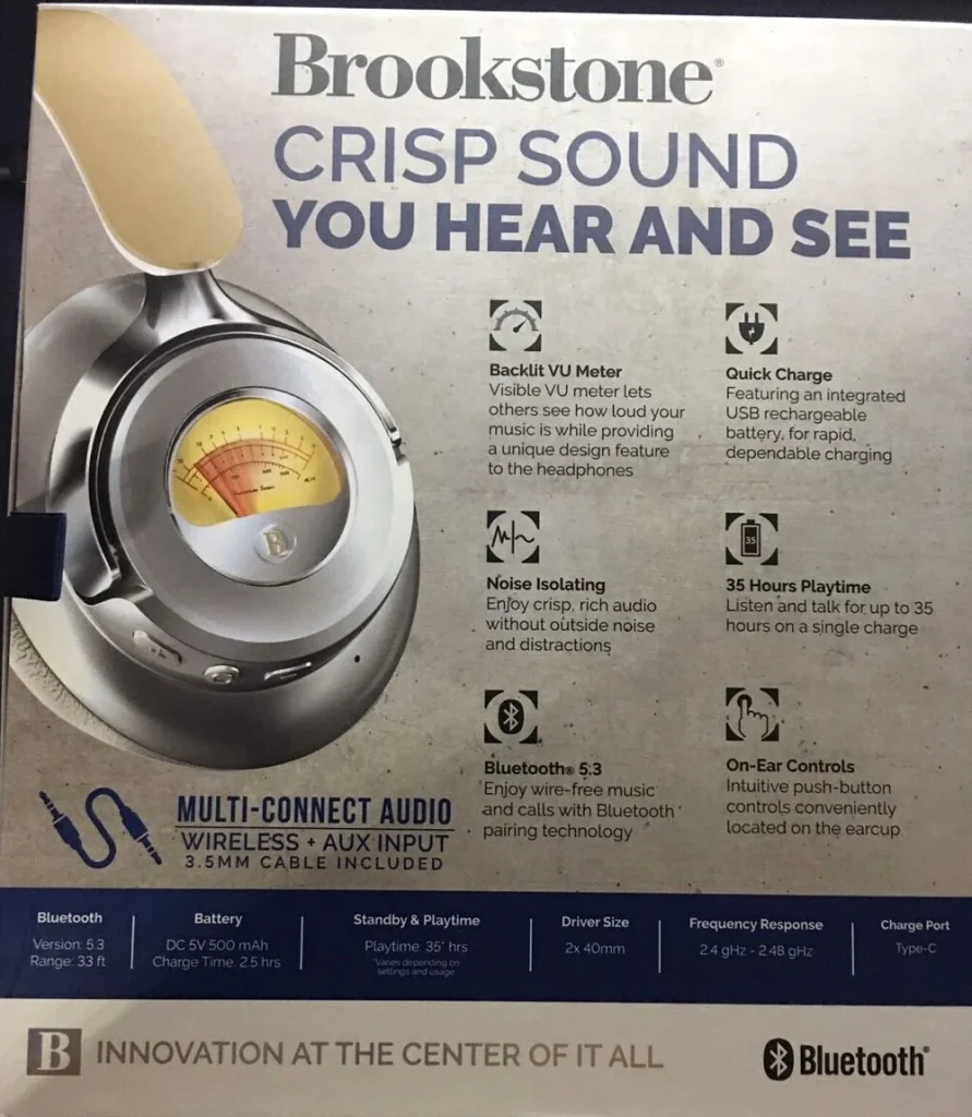 Brookstone Wireless Headphones Review