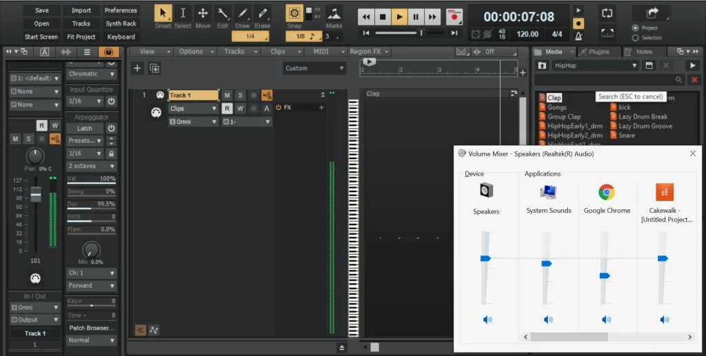 How to Connect Cakewalk to My Headphones
