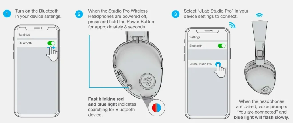 Jlab Studio Headphones Factory Reset