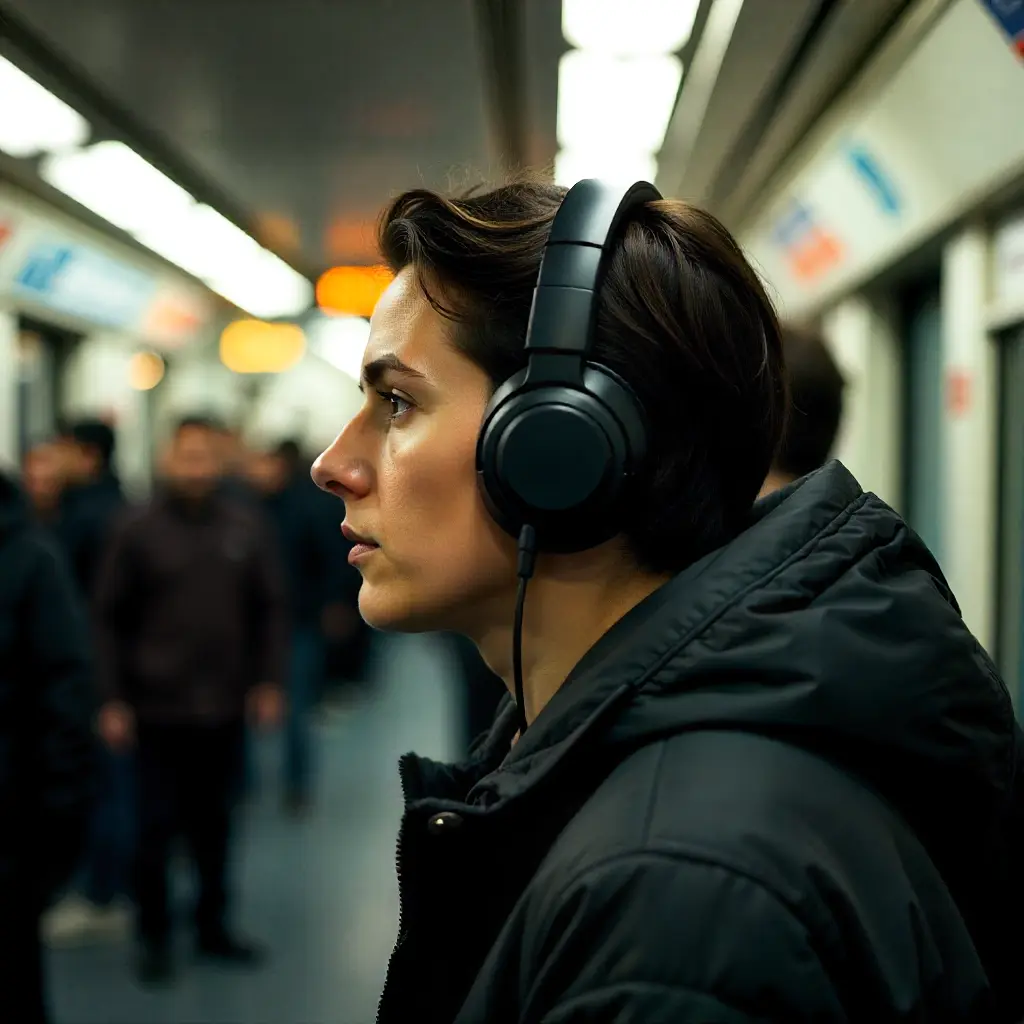 Using noise isolating headphones in loud environments