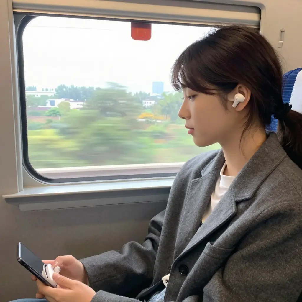 Wireless noise-cancelling earbuds for travel work and fitness