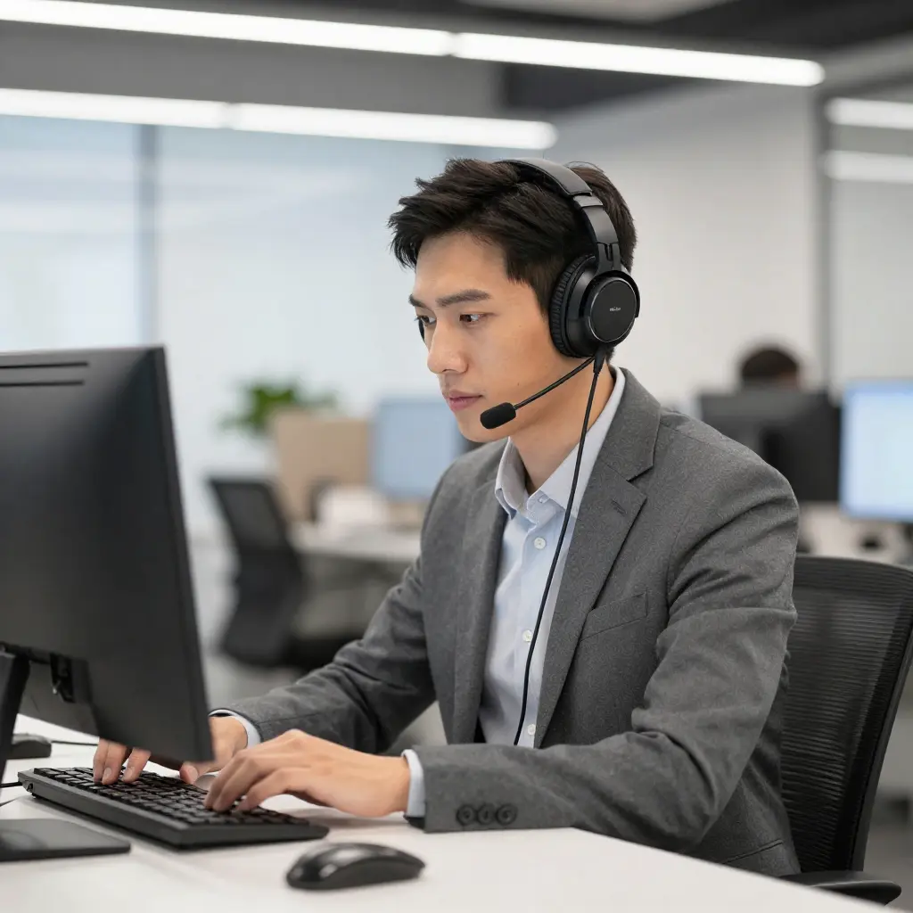 Comfortable over-ear headphones for long working hours at desk