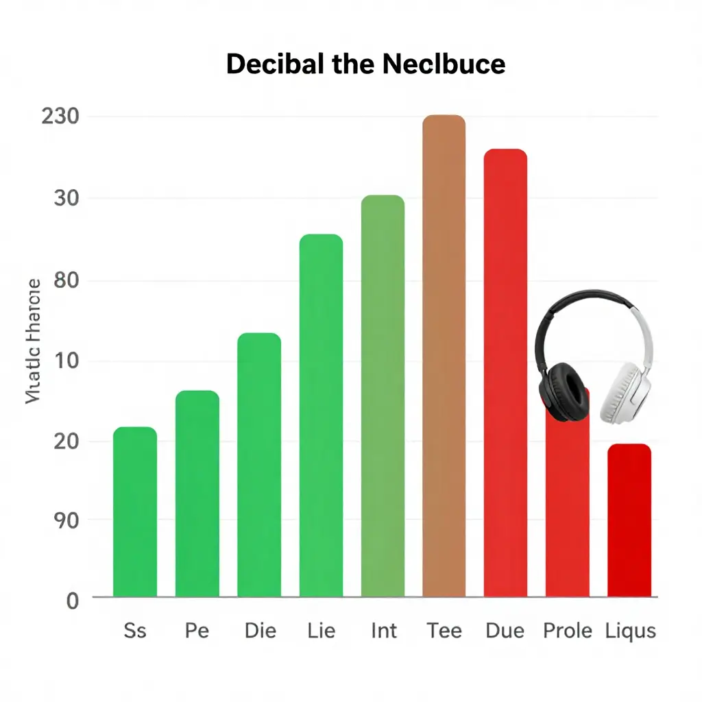 Headphone volume levels and safe listening limits