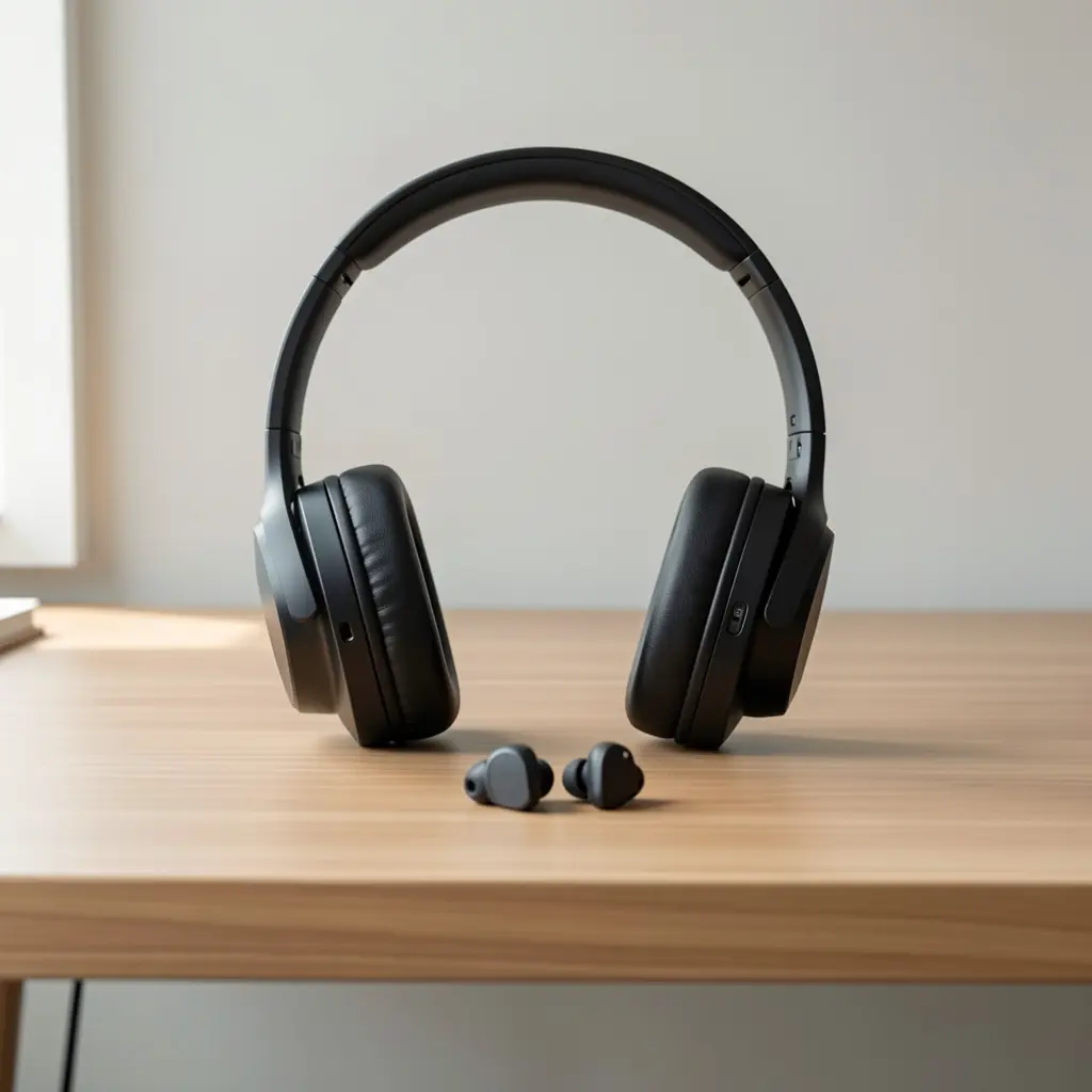 Headphones vs earbuds comparison for daily hearing safety