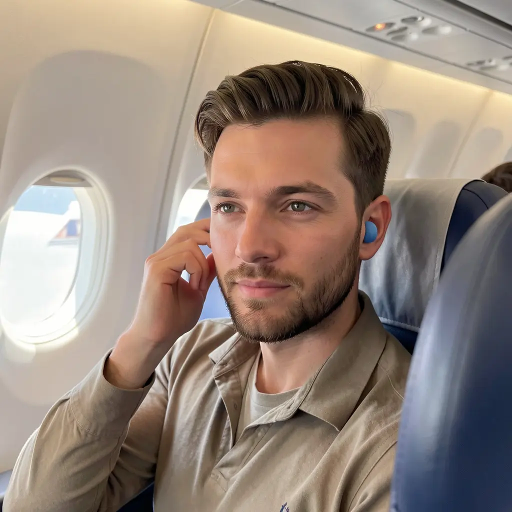 Noise cancelling and noise isolating headphones for travel