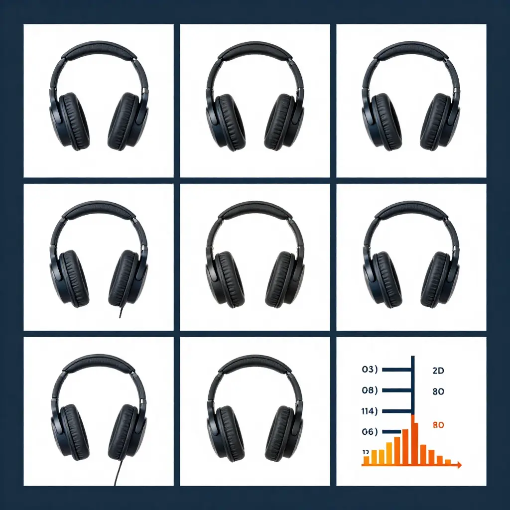 Safe headphone volume and listening time chart